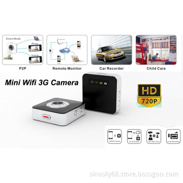 WiFi 3G Camera HD Mini DVR Security Monitor by iPhone and Android